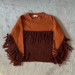 Fringe sweater